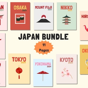 Japan Bundle Fotobuch | Reisefotobuch | Kaffeetischbuch | Personalisierbares Fotobuch | Personalisiertes Fotoalbum | Japan | Tokio | Kyoto
