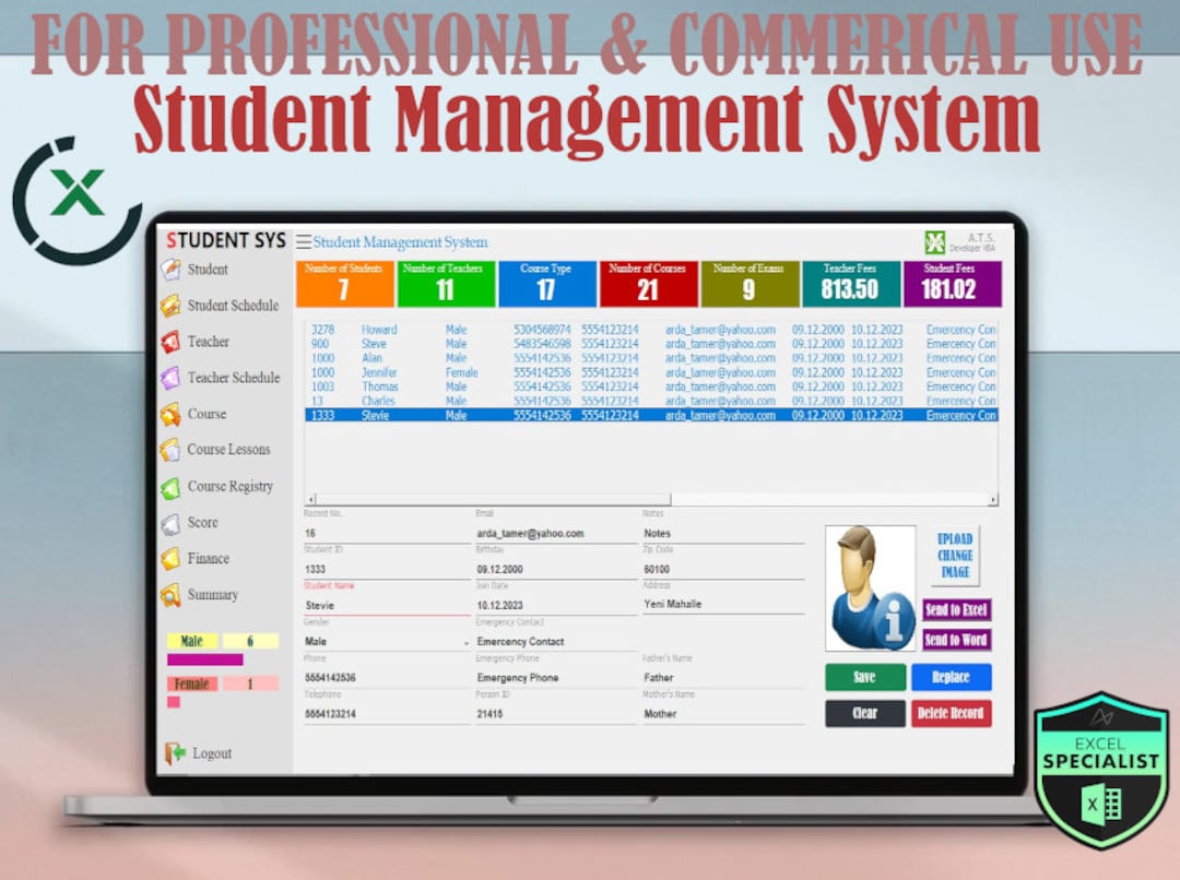 Student Management System Ideal for Schools, Courses, Institutes ...