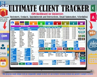 CRM PROFESSIONAL | Turbocharge Your Customer Management | Streamline CRM | Client Planning | Works on Windows.