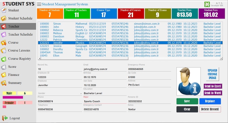 Student Management System ; Ideal for Schools, Courses, Institutes ...