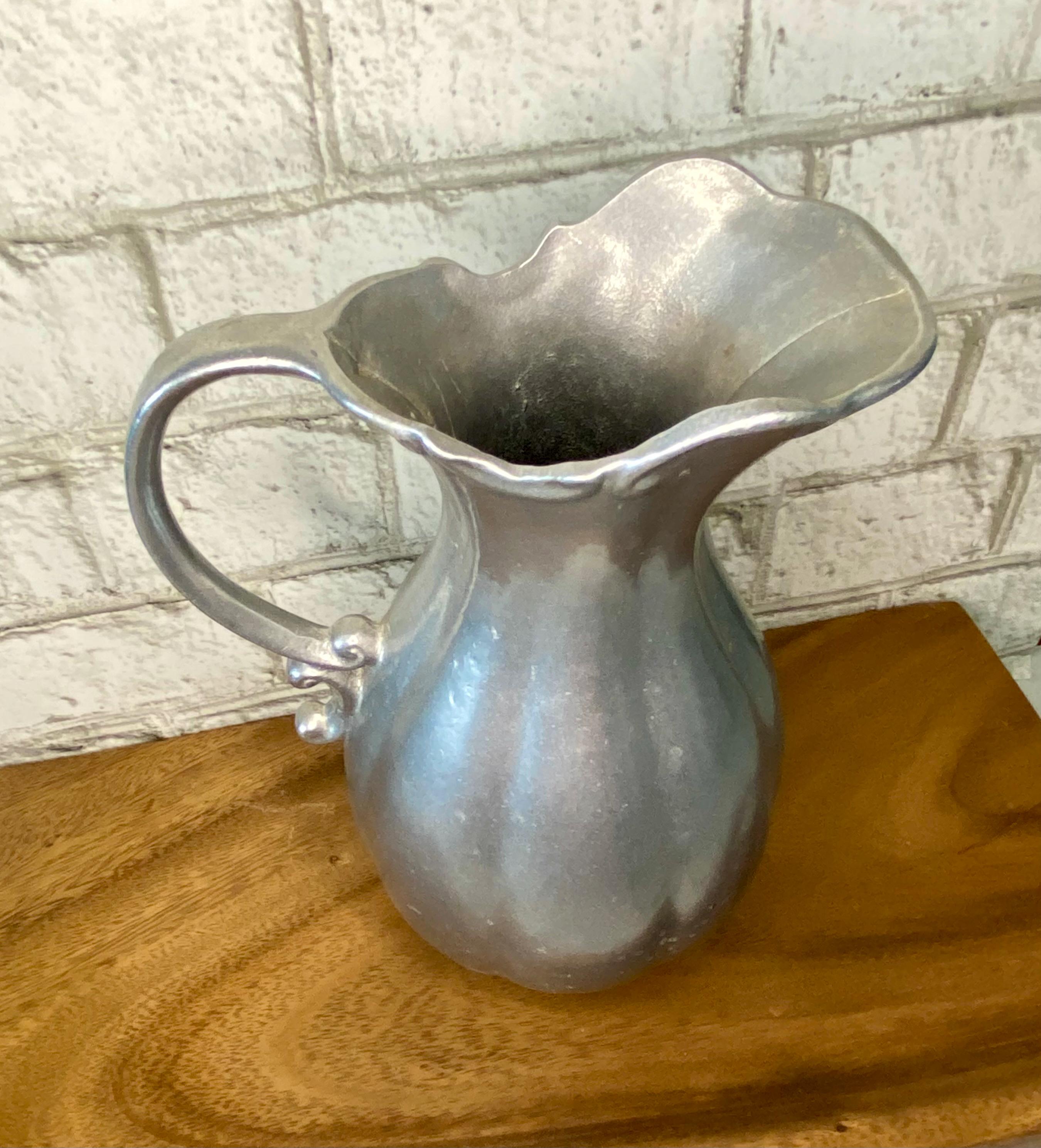 Antique Pewter Water Pitchers - Etsy