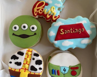 Toy sugar cookies,  custom sugar cookies