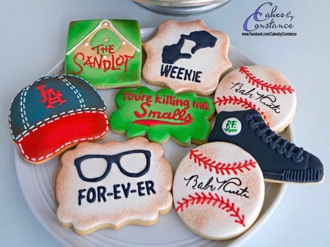 Sandlot Themed Sugar Cookies, Custom Sugar Cookies - Etsy