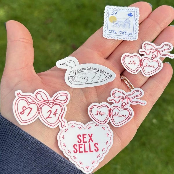 Pegatinas Kindle de Ilya y Shane, Pegatinas de Hockey Smut, Pegatina Kindle de Hollander y Rozanov, Pegatina Bookish Smut, Pegatina The Cottage