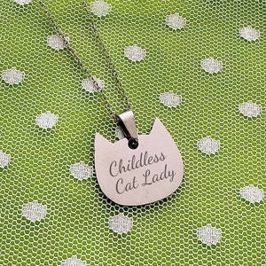 Kamala Harris Necklace Childless Cat Lady Necklace Political Necklace Kameowla Kamala for President Kamala Merch Beware of Claws Voting Gift