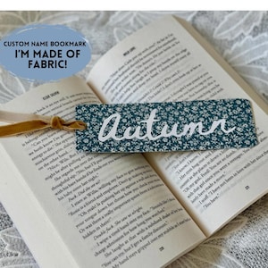 Custome Bookmark, Custom Bookmark, Custom Name Book Mark, Bookmark Custom Cloth, Grandmacore Bookmark, Book Lover Gift, Bookish Gift