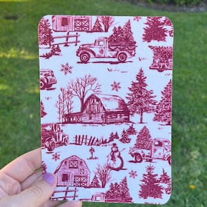 Kindle Insert For Clear Case, Vintage Christmas Kindle Insert For Clear Case, Fabric Kindle Insert, Kindle Background Insert, Kindle Inserts