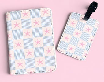 Trendy Luggage Tag, Luggage Tag With Name, Passport Cover and Luggage Tag, Passport Coverholder, Passport Cover Cute, Passport Cover Fun