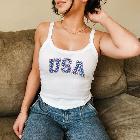 USA ベビー T シャツ、アメリカン ベビー T シャツ、7 月 4 日タンク