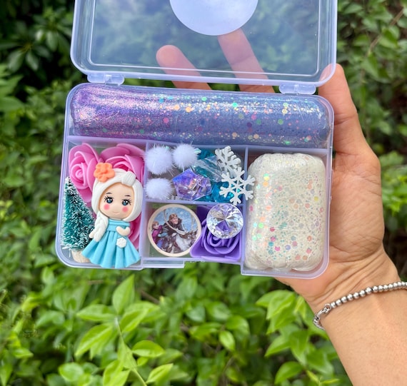 Princess Play Dough Kit, Play Dough Kit, Gift for Girls, Playdoh Kit,  ,sensory Kit,busy Box, on the Go, Frozen, Fan Size Kit, on the Go - Etsy  Australia