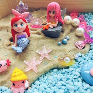 Mermaid Kit, Play Dough kit, playdoh kit, Toddler present,Sensory Kit,Kids gift,girls boy gift,Birthday gift for kids, Sensory kit,