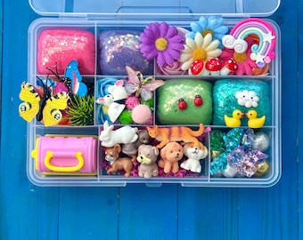 Jardín feliz, kit de plastilina Play-Doh para mascotas, regalo de cumpleaños, kit de plastilina, kit de plastilina, caja de actividades, kit sensorial, regalo para niños, sensorial, cachorros, edad 3+