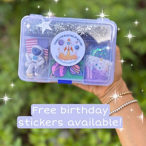 Space fun size Play dough kit,Play-Doh kit,sensory box, astronaut Play-Doh kit,space, planets,boys birthday gift,girls birthday gift Age 3+ image 6