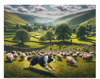 Casse-tête Border Collie (252 pièces)