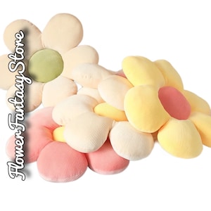 Flower Plush Pillow Cushion