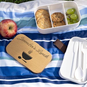 Personalized Bento Box - Eco-Friendly Food Container, Leakproof Meal Prep Kit for Kids & Adults, Reusable Lunchbox, Customizable Design