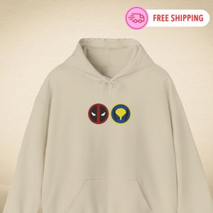 Wolverine hero and deadpool hoodie dead pool  hugh jackman ryan reynolds shirt deadpool 3 shirt