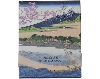 Incense, Box, Mt Fuji Cherry Blossom, Bamboo