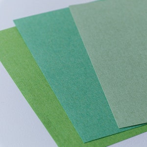 Greens Washi Origami Paper image 3