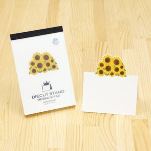 Sunflowers Pop Up Note Pad
