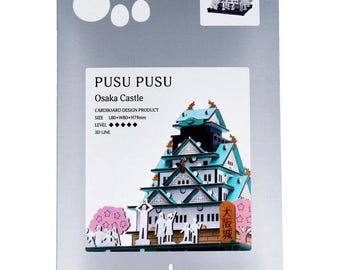 Craft Kit, Cardboard, Osaka Castle