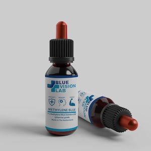 30 ml Solution de bleu de méthylène à 1 % de qualité USP compte-gouttes inclus image 2