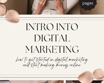 Intro Into Digital Marketing, PLR, MRR, start making money online, social media marketing guide