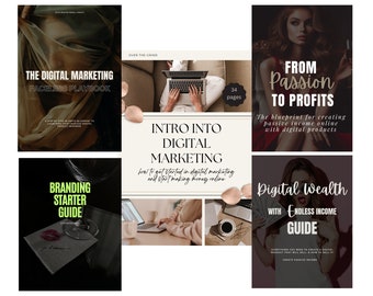 Make Money NOW Bundle, PLR, MRR, start making money online, social media marketing guides, Resell products, Digital Marketing, Faceless