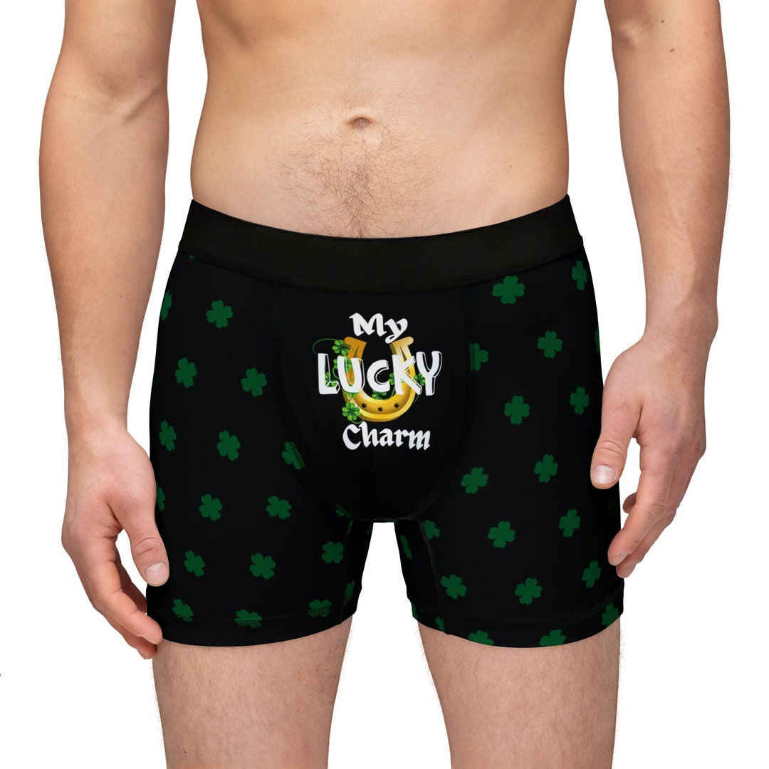 St. Patrick's Day My Lucky Charm Men's Boxers, Funny Gift for Men - Etsy