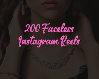 Faceless Instagram Reels, 200 Faceless Digital Marketing Reels DFY Bundle