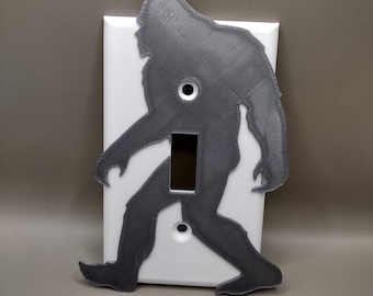 Bigfoot Light Switch Cover - Funny - 3D Printed