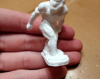 Very Tiny Bigfoot - little foot - 3D printed - Statue - Sasquatch - Bigfoot