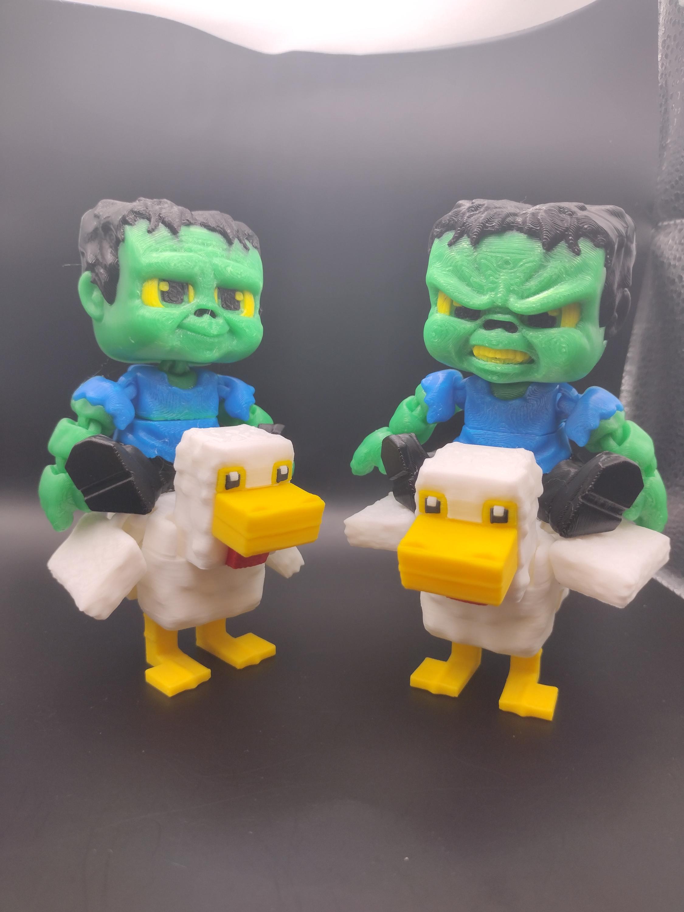 マインクラフト映画風チキンジョッキー - 怒っている - 幸せ - Etsy 日本