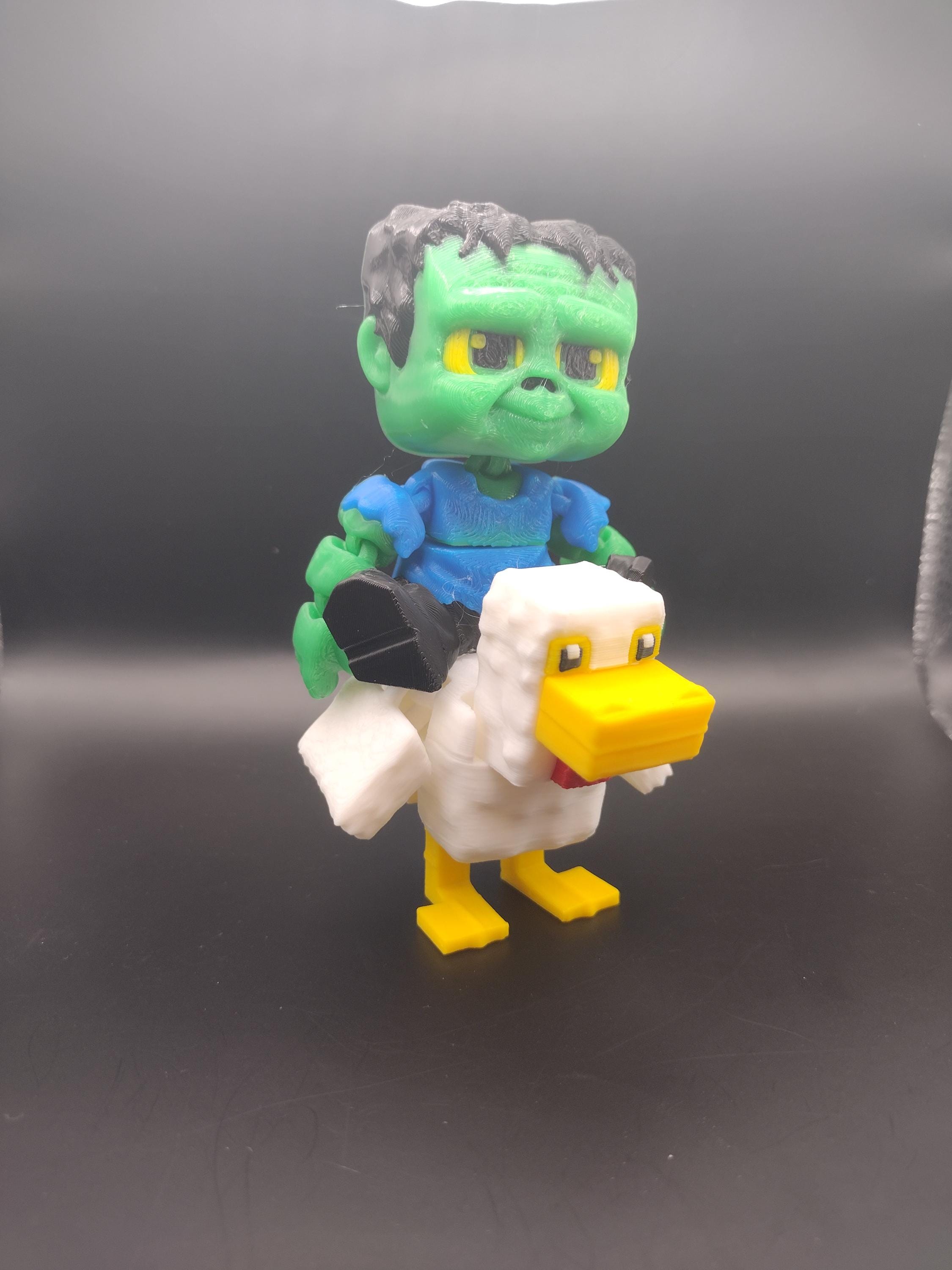 マインクラフト映画風チキンジョッキー - 怒っている - 幸せ - Etsy 日本