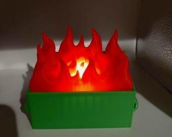 Dumpster Fire Desk Decoration