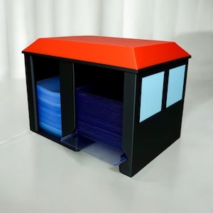 CardCare Center - Trading Card Top Loader and Sleeve Dispenser - TCG - Sports Cards - Sleeve and Top loader Organizer Station