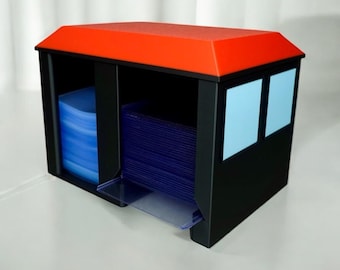 Trading Card Top Loader & Sleeve Dispenser: CardCare Center Organizer