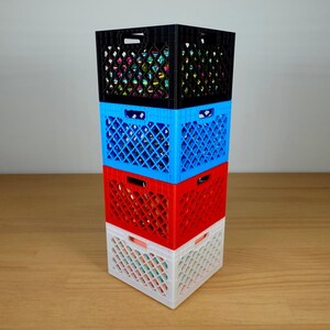 Organiseur de bureau pour caisse à lait