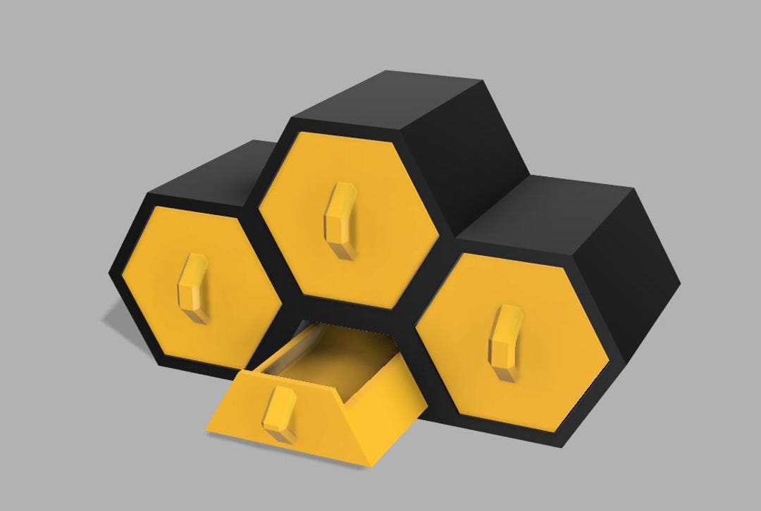 Honeycomb Desk Organizer - 3D Printed - Etsy