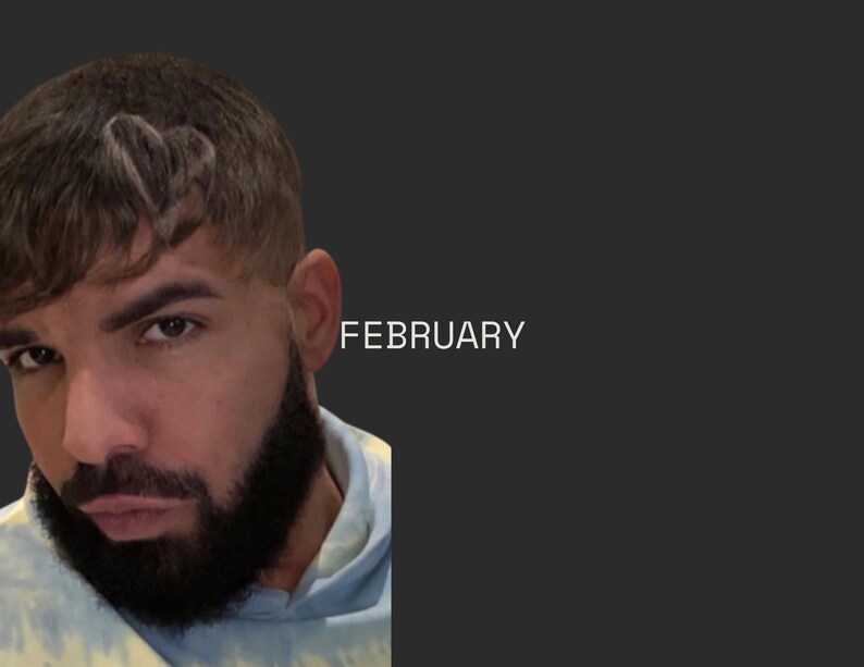 2024 Custom Drake Calendar Etsy