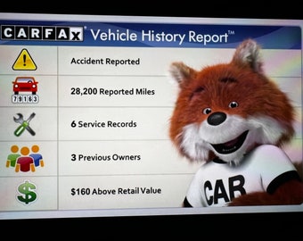 Carfax Vehicle Report PDF FAST