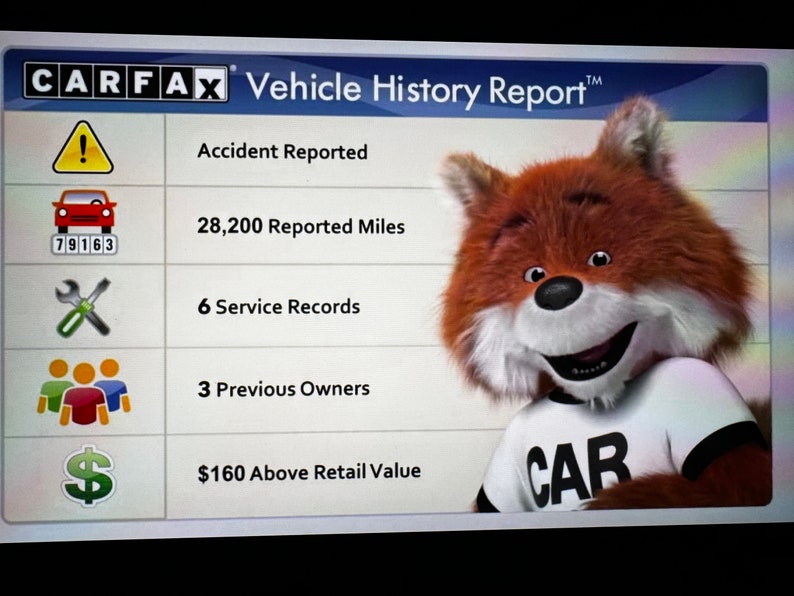 Carfax Vehicle Report PDF FAST image 1