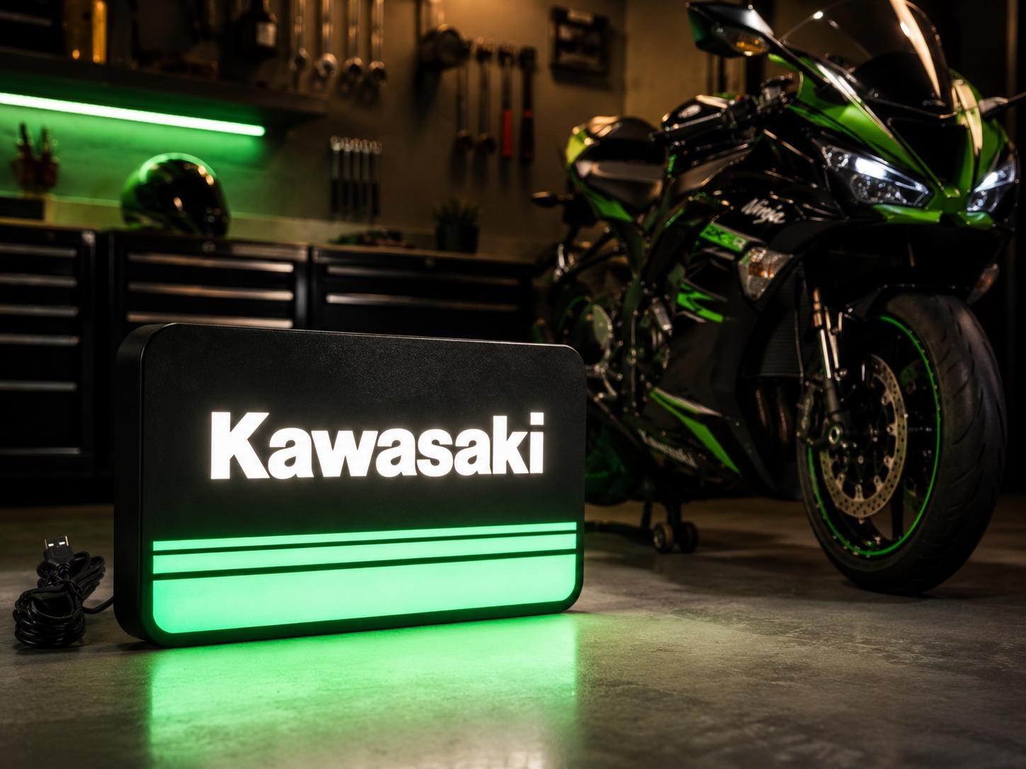 Kawasaki neon sign - Etsy 日本