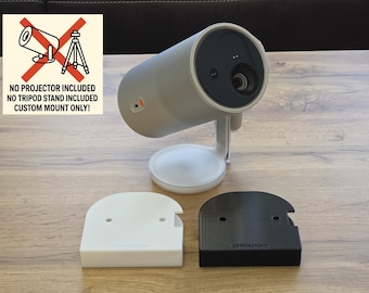 Soporte para accesorios láser XGIMI MoGo 4, apto para pared y techo, fabricado en PETG resistente, hecho a medida, incluye tornillos y tacos, y repuesto para accesorios.