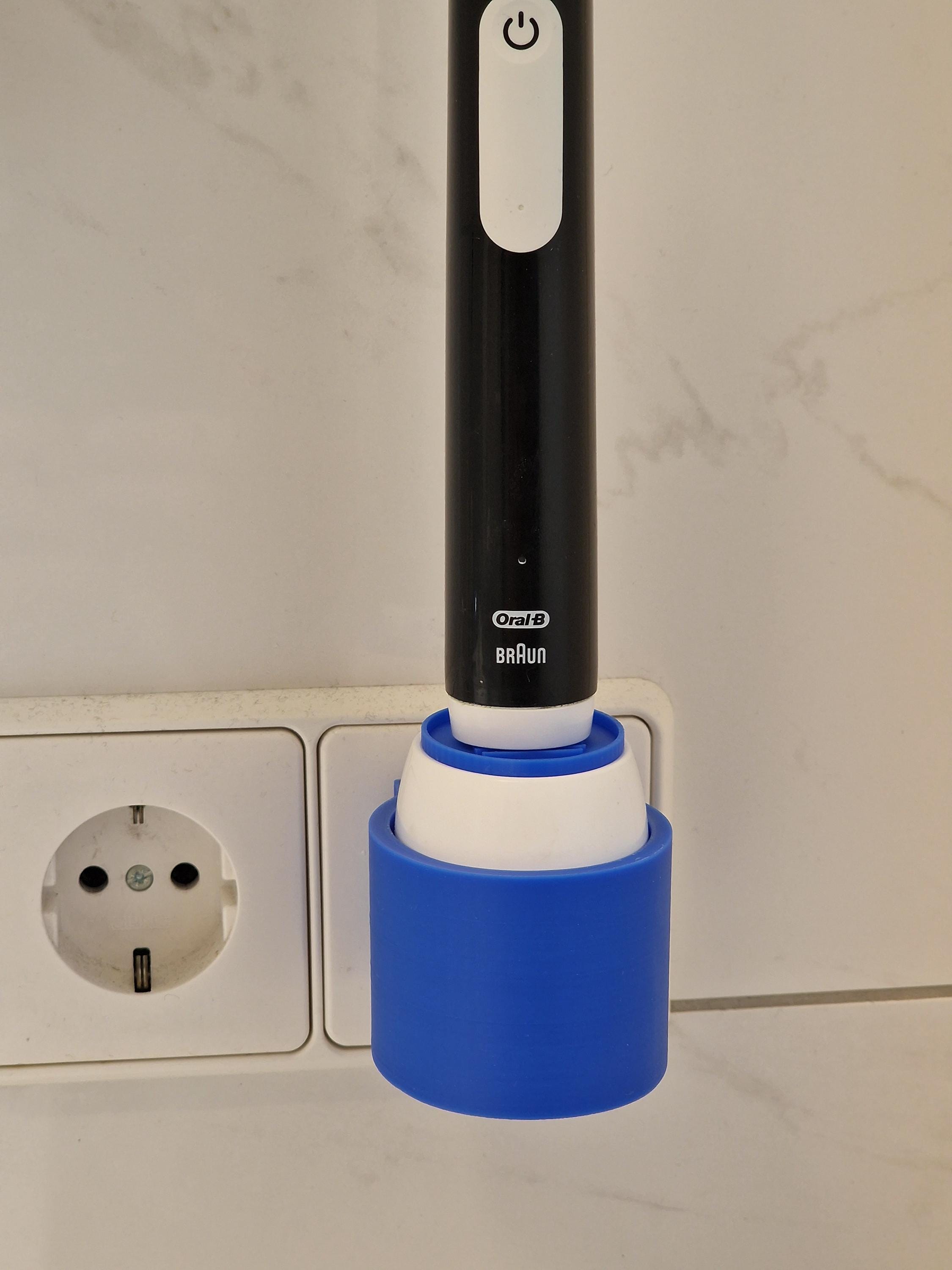 thumbnail image 2 of Oral-B Socket Charger Adapter Stand – Compact Wall Plug Toothbrush Holder 2 of 4