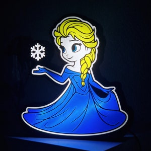 New Frozen Elsa night light with switch 1.5 m cable Frozen Anna Elsa Princess