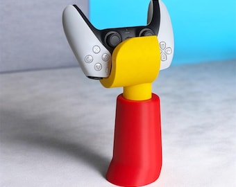 レゴ風コントローラーホルダー – ゲームコントローラースタンド、キャラクターをモチーフにしたデスクアクセサリー