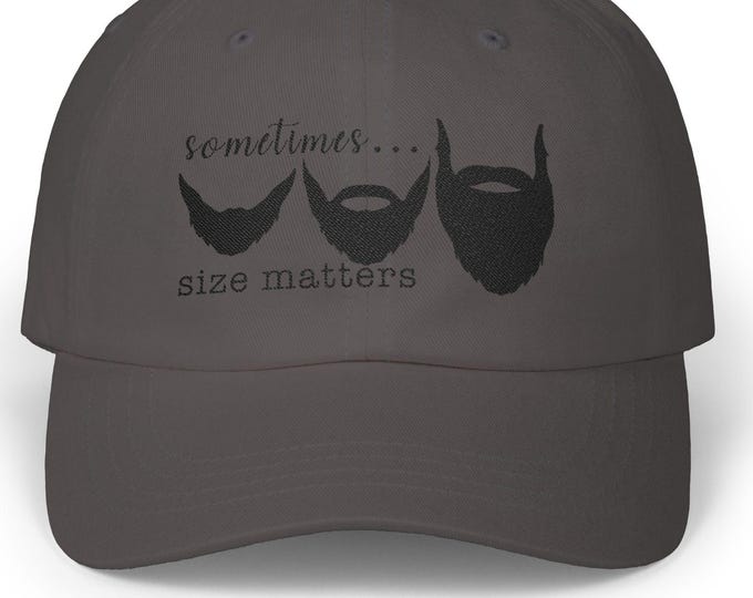 Embroidered Beard Dad Hat: Funny Gift for Bearded Men