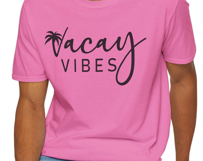 Vacay Vibes Unisex Softstyle T-Shirt, Summer Shirt, Travel Tee, Vacation Apparel, Beach Wear, Casual Fashion