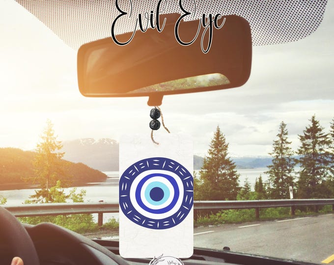 Personalized Photo Air Freshener: Essential Oils, Volcanic Beads, Hemp String